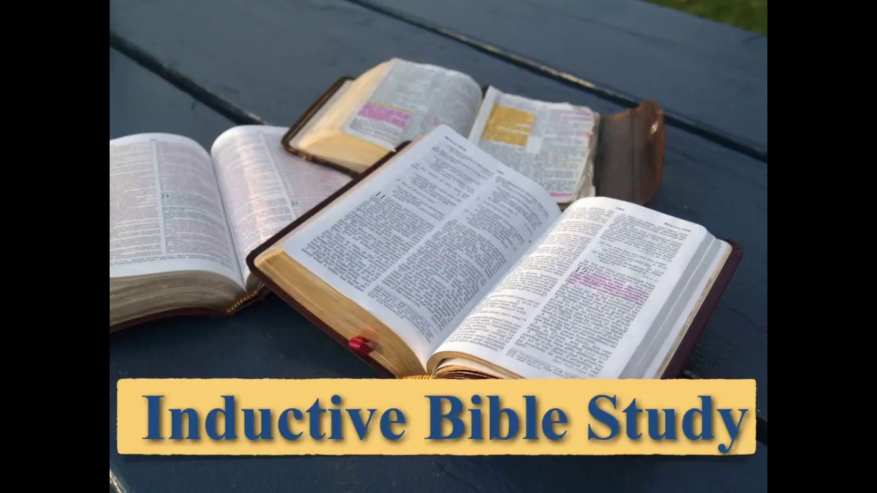 Inductive Bible Study   Part 1