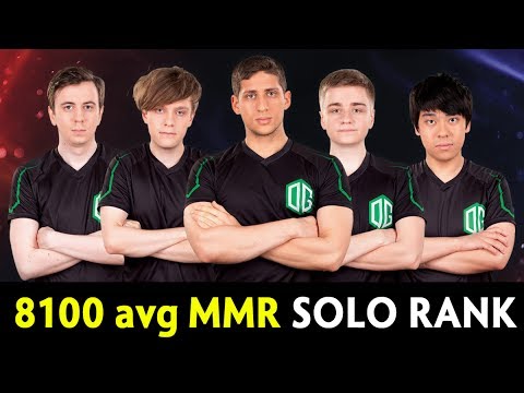 8100 avg MMR — full OG met in Solo Ranked