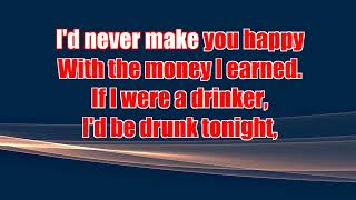 Travis Tritt If I Were a Drinker (karaoke) (by request)