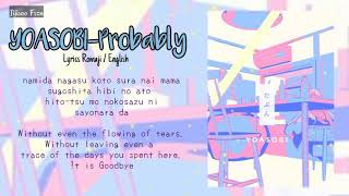 Download lagu [Japanese best song]YOASOBI - Probably (Tabun) Lyrics Romaji and English mp3
