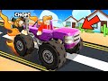 ROBLOX CHOP AND FROSTY PLAH DUSTY TRIP WITH MONSTER TRUCKS