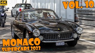 SUPERCARS IN MONACO 2023 - VOL. 10 (Centodieci, Gumpert, Veyron Merveilleux, etc.. ) [2023 4K]