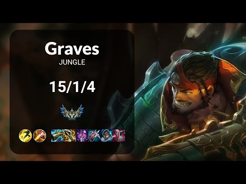 Graves vs Nidalee JUNGLE - KR CHALLENGER Patch 14.22
