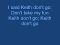 Nils lofgren keith don't go lyrics 