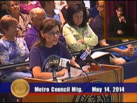 Woman Speaks to Baton Rouge Metro Council