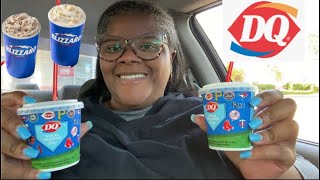*NEW* DAIRY QUEEN PICNIC PEACH & ULTIMATE COOKIE BLIZZARDS & NUTTER BUTTER MILKSHAKE #THEREVIEWQUEEN