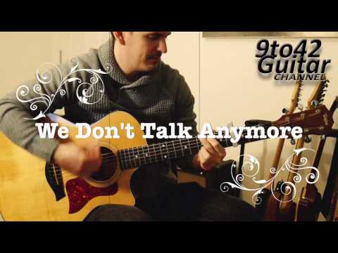 how to play We Don't Talk Anymore Guitar Lesson Charlie Puth