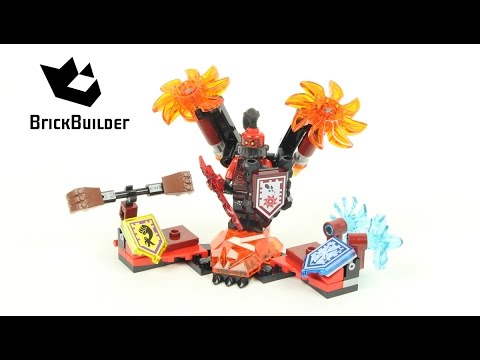 Vidéo LEGO Nexo Knights 70338 : L'ultime Général Magmar