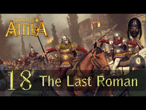 Total War Attila :: The Last Roman : Part 18 - Ostrogoth army caught on the Water