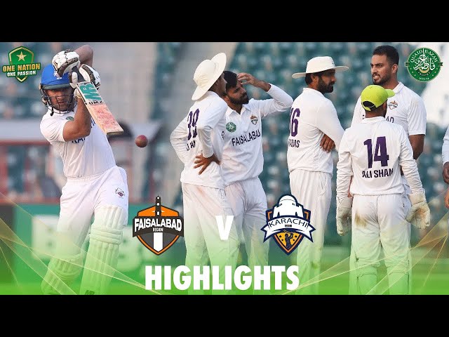 Full Highlights | Faisalabad vs Karachi Whites | Day 2 | The Final | #QeAT 2023/24 | PCB | M1U1A