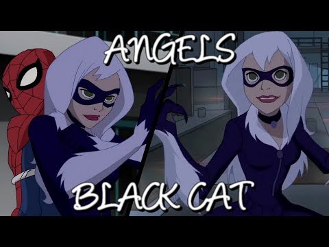 Funny animated cartoons - Black Cat Tribute