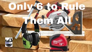 Beginner Woodworking Made Easy With Just 6 Tools!