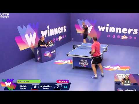 WINners CUP table 2  27.08  Maliuk Sergei - Aristarkhov Sergei   20:30