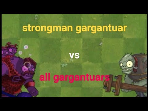 plants vs zombies 2 strongman gargantuar vs all gargantuars