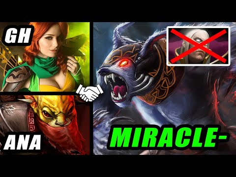 WHY you pick Invoker vs Miracle and Ana LOL? ft. gh Windranger - Dota 2