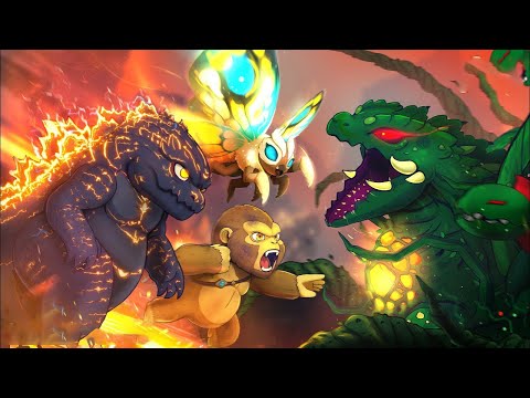 GODZILLA ATOMIC BREATH vs Super Heroes & Spider Man & Hulk   Coffin Dance Meme Cover 12