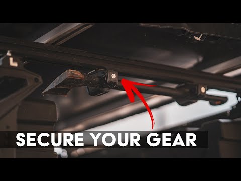 How to Secure Your Gear (Shovel, Axe, Fishing Rods) on Your Roof Rack/Bed Rack - Rhino Rack Stow It