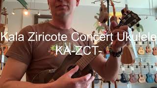Video thumbnail for Kala KA-ZCT-C Ziricote Ukulele Demo at Aloha City Ukes by Aloha City Ukes