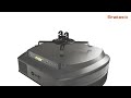 Brateck Universal Ceiling Projector Mount, Matt White
