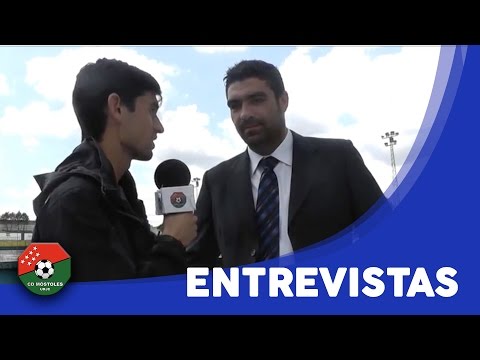 Entrevista con Michel tras el CD Móstoles 2-1 RSD Alcalá (J38, G.VII, Tercera División)