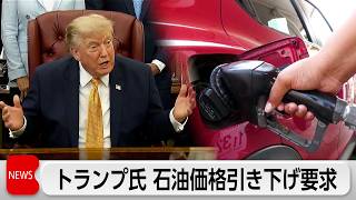 トランプ氏　米石油大手は「もうけすぎ」　ガソリン価格引き下げ要求