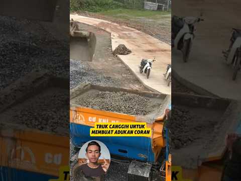 Truk canggih untuk membuat adukan coran #shorts