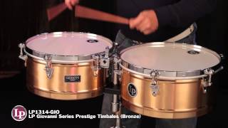 LP1314-GIO - LP Giovanni Series Prestige Timbales (Bronze)