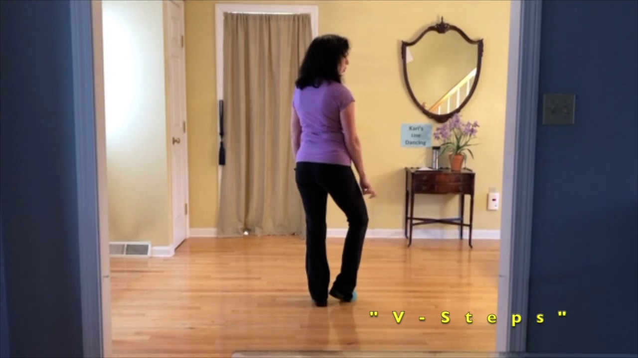 V-Steps – How To Do V-Steps – Line Dance
