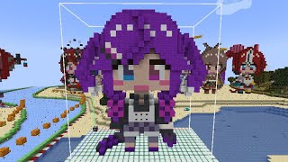 Selen Tatsuki of NIJISANJI EN make in Minecraft セレン 龍月