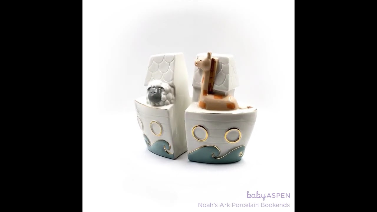 Noah's Ark Bookends by Baby Aspen