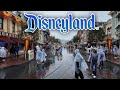 Rainy Day Walk Around Disneyland In October