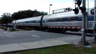 preview picture of video 'Amtrak NB thru Plant City, FL'