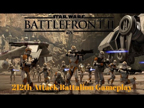 212th Attack Battalion Clone skin Gameplay (All Classes)  (Star Wars Battlefront II)