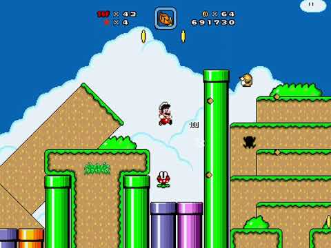 Super Mario Bros. X2 (Beta 4 Patch 4) Gameplay - Return to Dinosaur Land (Part 5)