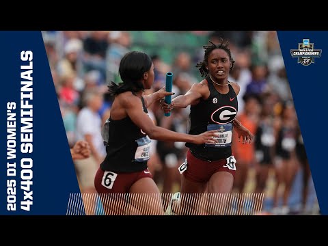 Every 4x400m relay semifinal from 2025 NCAA outdoor track and field championships
