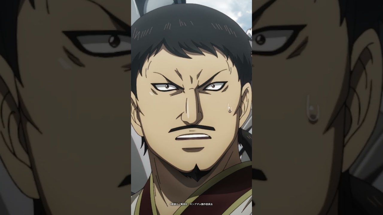 アニメ「#キングダム」第6シリーズ⚔ 第13話「#大将軍の景色」聞けィ、玉鳳の兵たちよ！ #shorts