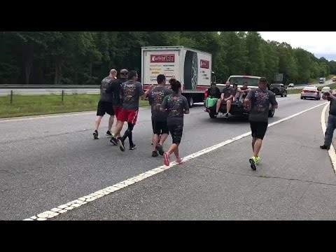 NC law enforcement torch run for Special Olympics