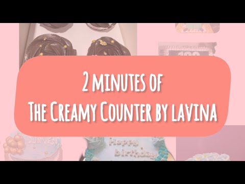 2 minutes of The Creamy Counter by Lavina #cakes