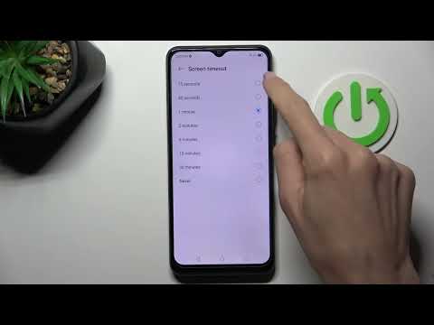 Display Settings - Change Screen Timeout on ZTE Blade A53 Pro