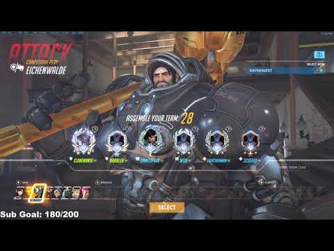 CLONEMAN16 DUO WITH HARBLEU!  REINHARDT + ZARYA OVERWATCH GAMEPLAY SEASON 29 TOP 500