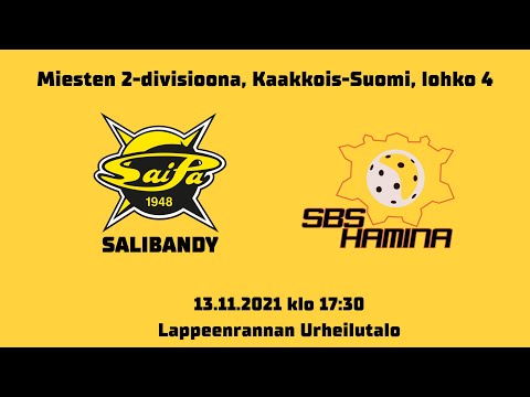 Saipa Akatemia - SBS Hamina, 13.11.2021, Live