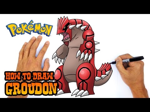 How to Draw Groudon | Pokemon - YouTube