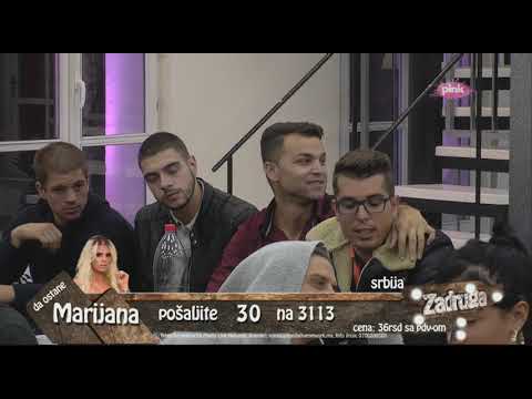 Zadruga 2 - Adam odgovara na pitanje o Marijani i Cobetu - 04.11.2018.