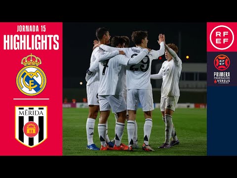 Resumen #PrimeraFederación | Real Madrid Castilla 6-0 AD Mérida | Jornada 15 | Temporada 2024/2025