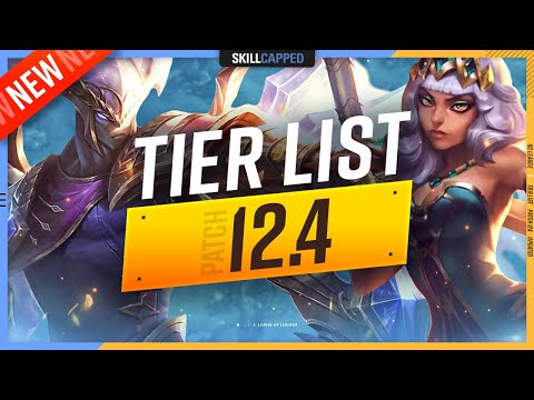 NEW PATCH 12.4 TIER LIST! - League of Legends