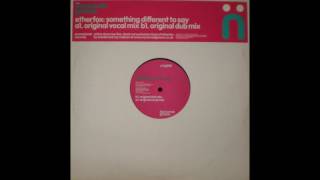 Etherfox - Something Different To Say (Original Vocal Mix)