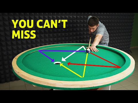 Guy Builds An Elliptical Pool Table Where You Can Never Miss A Shot