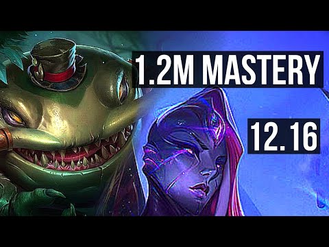 TAHM KENCH vs BEL'VETH (TOP) | 1700+ games, 4/1/4, 1.2M mastery | KR Master | 12.16
