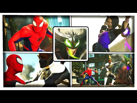 Marvel's Midnight Suns - Spider-Man and Nico Minoru vs Fallen Venom First Battle