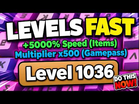 Do This NOW To LEVEL UP FAST in +1 Speed Keyboard Escape ROBLOX
